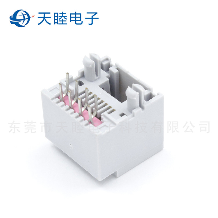 8P8C全塑180度RJ45連接器