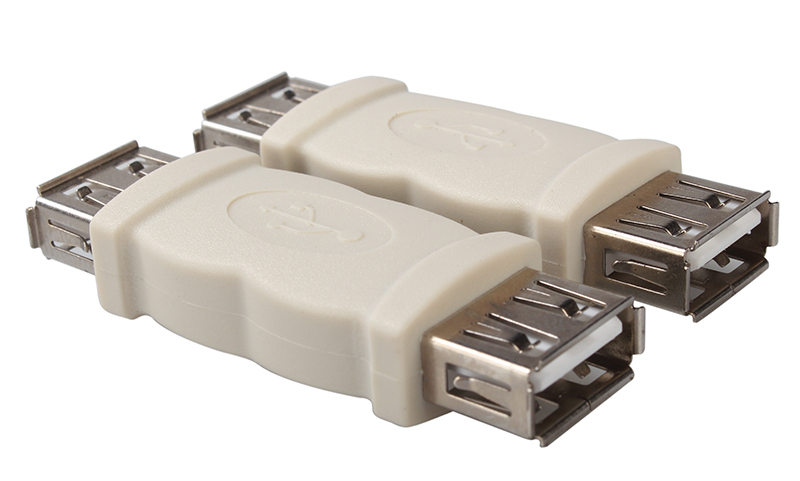 USB 2.0母轉(zhuǎn)母轉(zhuǎn)接頭對(duì)接延長(zhǎng)連接器