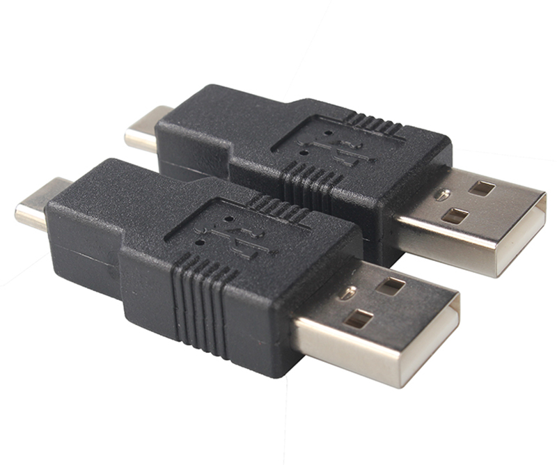 USB 2.0 轉type-c 轉接頭連接器耦合器